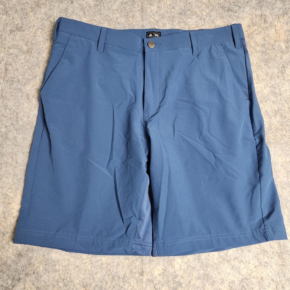 Adidas Ultimate365 Shorts Men 34x9 Blue Golf Stretch Performance Lightweight